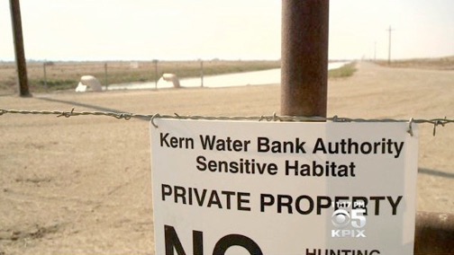 Kern Water Bank. (CBS)