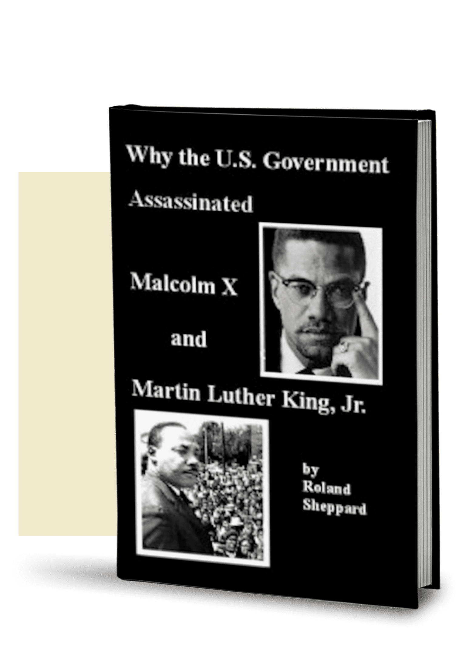 Book cover on Malcolm X and Martin Luther King.